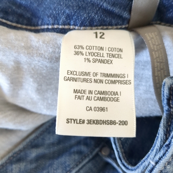 Denver Hayes Skort Denim Women's Size 12 Casual Summer Y2k - Picture 6 of 9